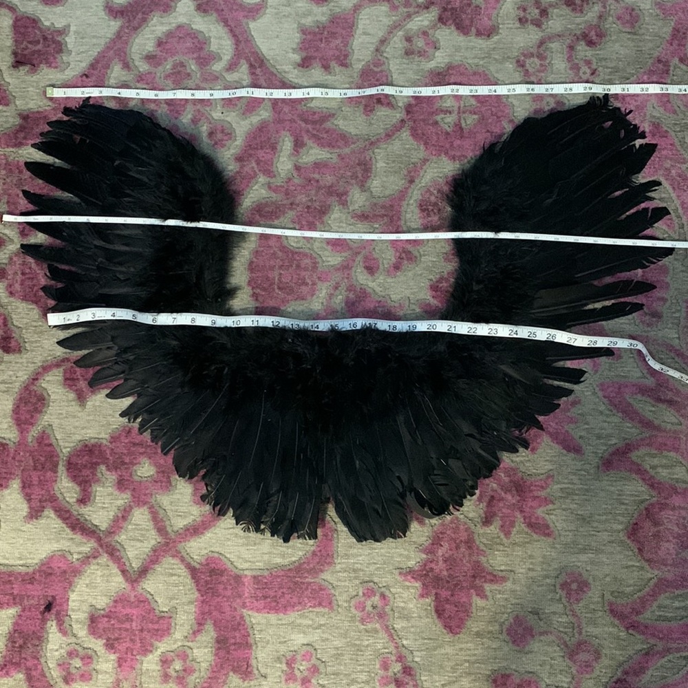 ❌SOLD❌👀Feathered Wings -Handmade-Real Duck & Goose Feathers-Costume-Ballet - Picture 4 of 9